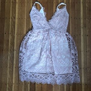 Light Pink lace dress